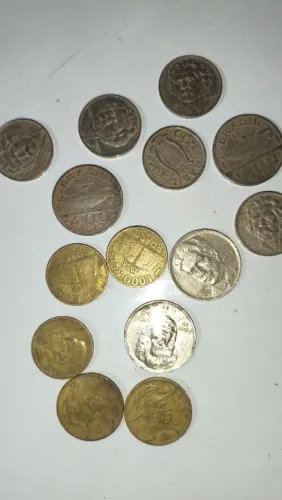 Moedas antigas lote