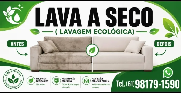 Lava a seco, sofá