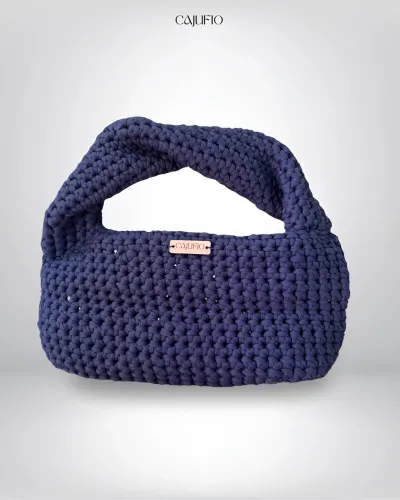 Bolsa de crochê Mar Profundo 100% artesanal