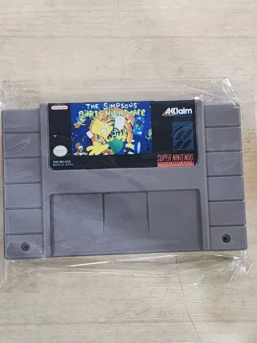 The Simpsons Bart's Nightmare cartucho paralelo