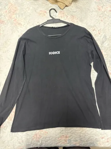 Camiseta Iodice Manga-Longa Preta