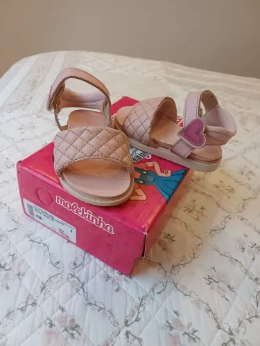 Sandália Molekinha Tam 18 - Rosa