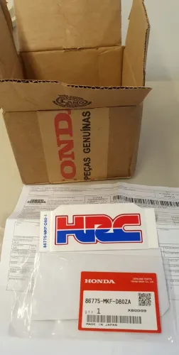 Adesivo Original Honda Hrc Azul