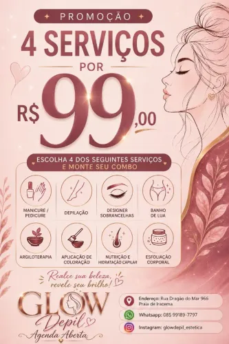 Promoção GLOW Depil Estética