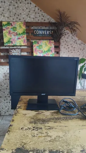 Monitor Acer 19.5, LED Full HD, Resolução 1366x768, 60Hz, HDMI, VGA, Painel TN, Widescreen