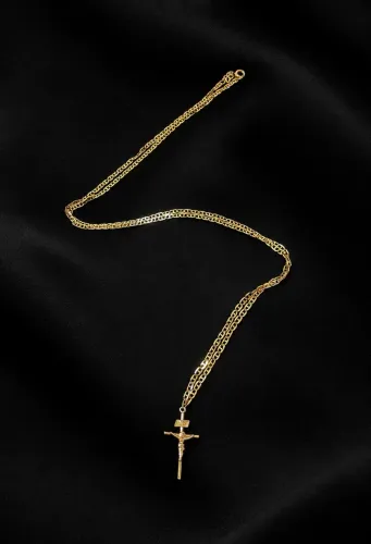Corrente rommanel + pingente banhados 18k
