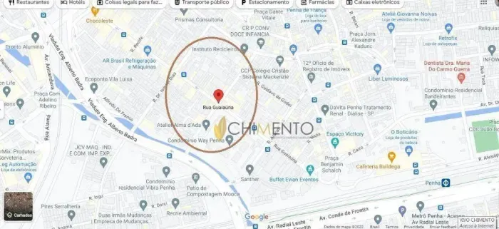 Terreno à venda, 2000 m² por R$ 8.000.000,00 - Penha - São Paulo/SP
