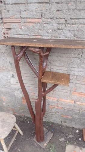 Prateleira rústica