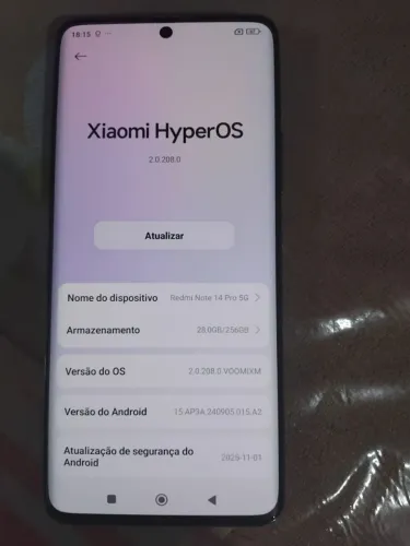 Vende se Redmi Note 14 5 G Novo