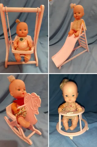 Lote de 10 bonecas "Bebê Chuquinha" da Estrela anos 80 para colecionadores