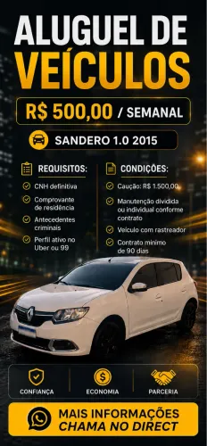 Renault Sandero Expression Hi-power 1.0 16V 5P 2015