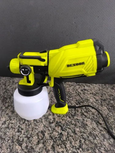 ? PISTOLA DE PINTURA ELÉTRICA HVLP DESOON 1600W ? 110V