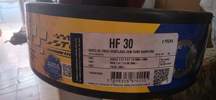 Disco de freio kit f30