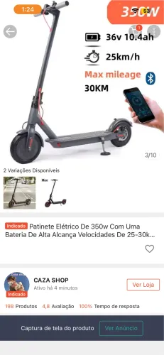 Scooter eletrica