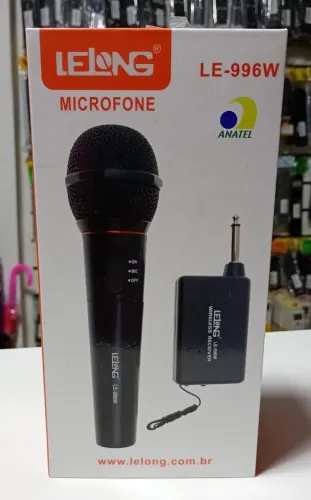 Microfone Sem Fio Profissional Preto Igreja Palestra e Eventos - Novo - Ditudo Tech e Vari