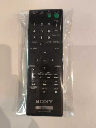Controle remoto sony RMT- D187A - PARA DVD FUNCIONANDO - ORIGINAL