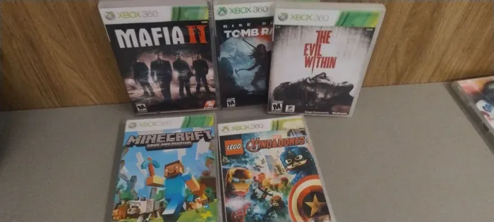 Kit de 5 jogos de xbox 360