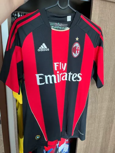 AC Milan 2010-2011 Camisa Original Muito Nova Tam M