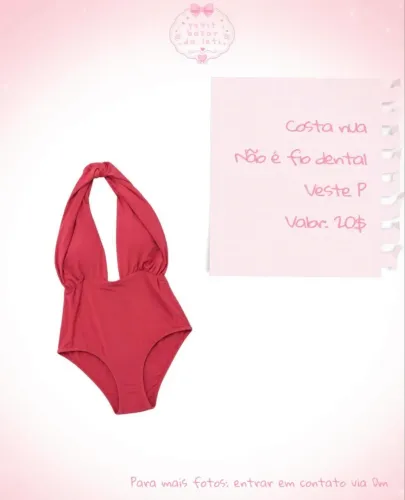 Maiô laranja P