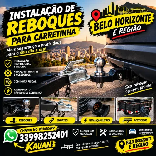 Instalação de reboques veicular