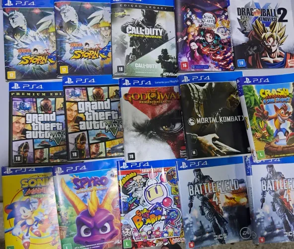 Capas Originais de Jogos PS4 ( leia)