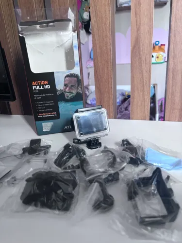 Câmera de Ação Atrio Action Full HD DC190 - Sem Uso!