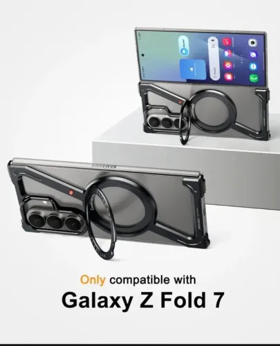 Capa De Metal Minimalista Oatsbasf Para Galaxy Z Fold ? Nova Na Caixa