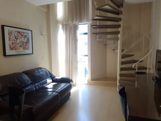 Apartamento mobiliado para locação mobiliado na Savassi, Belo Horizonte-MG! 1 quarto, 1 su