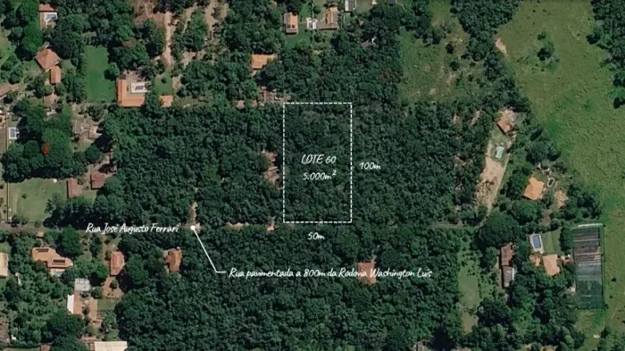 TERRENO 5.000m² A BEIRA DA RODOVIA WASH. LUÍS