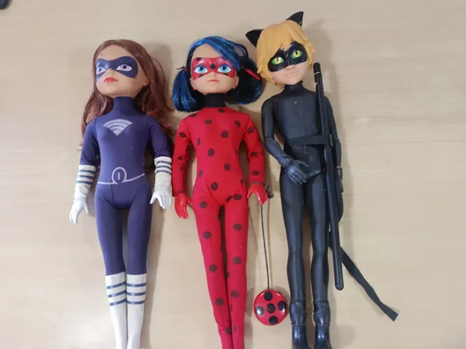 bonecos miraculous ladybug 