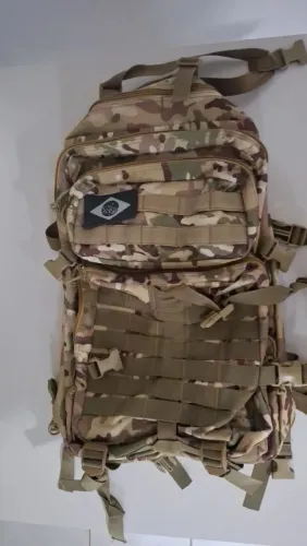 Mochila Militar Tática 50L Impermeável + Patch - Qualidade Premium