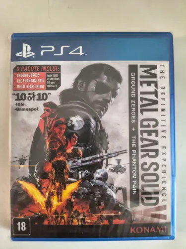 PS4 Metal Gear 5 definite edition (em estado de novo)