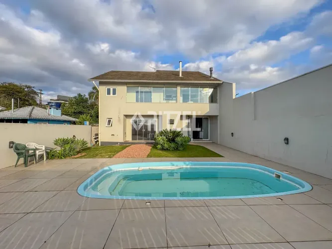 Casa mobiliada com piscina para locação, 3 quartos, Encosta do Sol, Estância Velha, RS