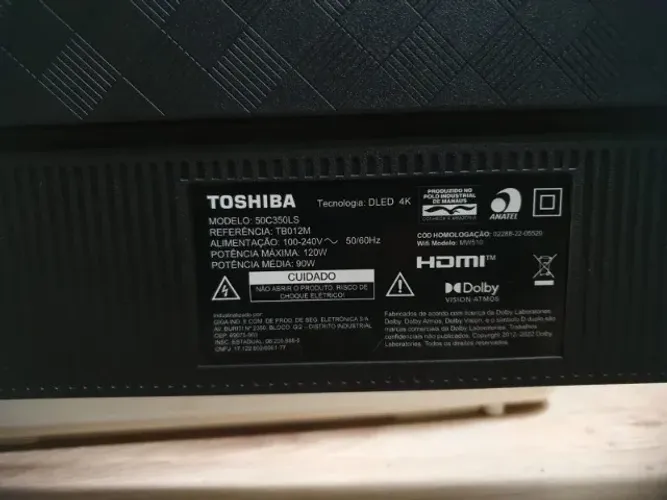 Televisor LG LCD Full HD 55 polegadas e TOSHIBA Smart tela fina 50 polegadas