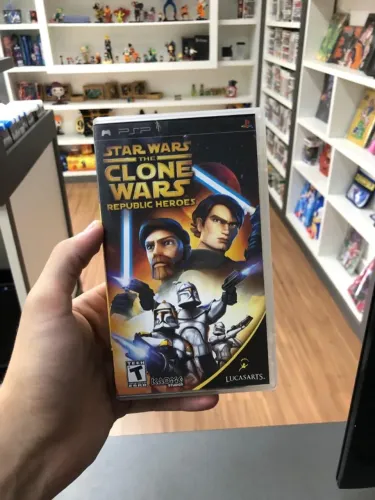 Jogo Star Wars The Clone Wars Republic Heroes Psp Lucasarts