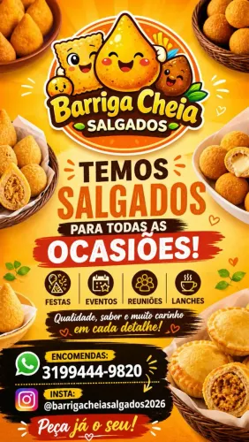 SALGADOS PARA FESTAS