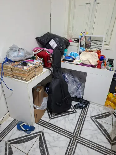 Penteadeira/Escrivaninha em L com Espelho