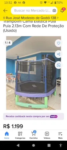 Trampolim Cama elástica