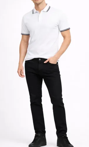 Kit Camisa Polo e Calça Preta 