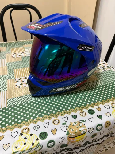 Capacete Pro Tork Liberty MX Vision Pro - Novo, sem uso