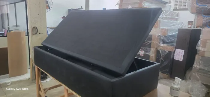 Cama bau solteiro