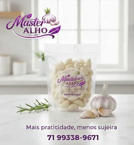 Alho descascado 30.00 preço e prazo