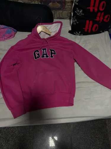 Casaco moletom rosa GAP
