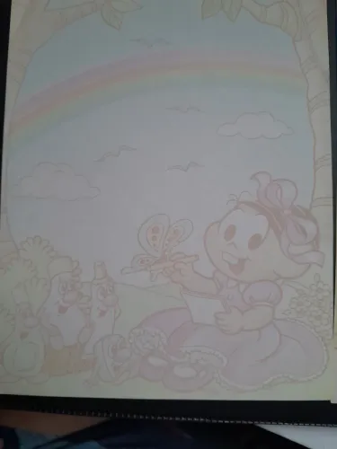 Papel de carta turma da monica vintage