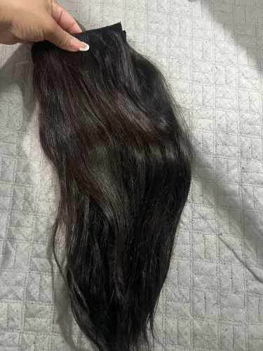Cabelo humano castanho