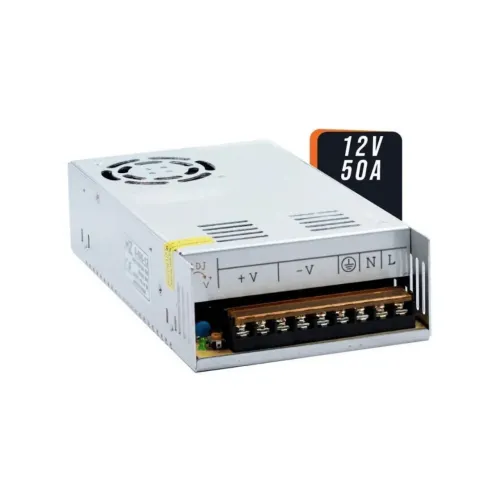 Fonte chaveada 12v 50 amperes 600w bivolt