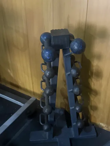 Torre com halter pares de 1 e 2kg