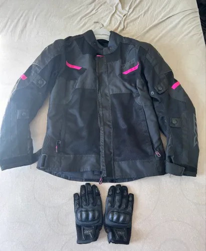 Kit proteção para Motociclista Mulher - Completo!!