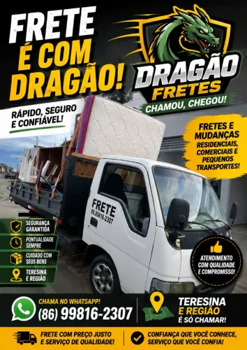 frete e mudança Teresina e outras regiões 