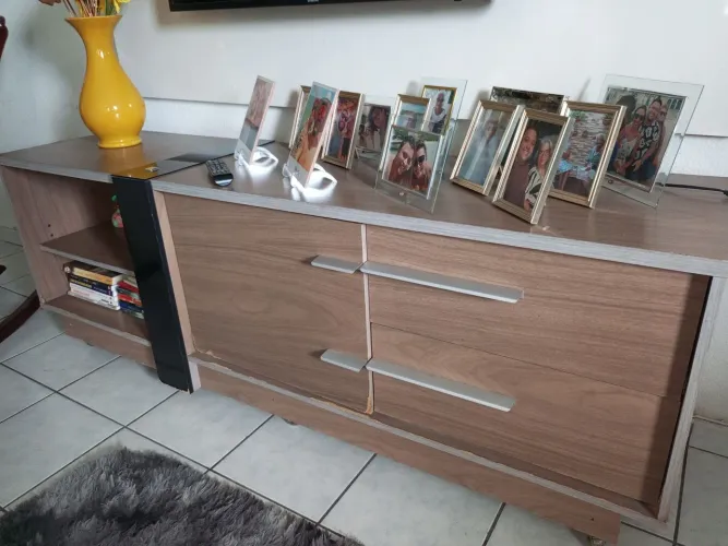 Baixei o preço do Rack com marcas de uso